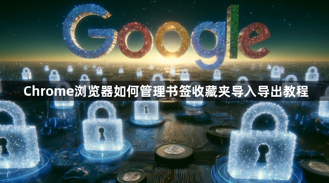 Chrome浏览器如何管理书签收藏夹导入导出教程1