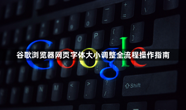 谷歌浏览器网页字体大小调整全流程操作指南1