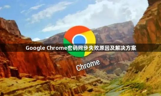 Google Chrome密码同步失败原因及解决方案1