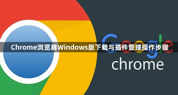 Chrome浏览器Windows版下载与插件管理操作步骤1