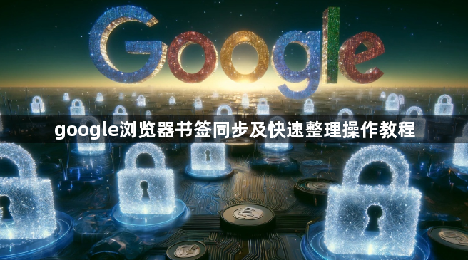 google浏览器书签同步及快速整理操作教程1