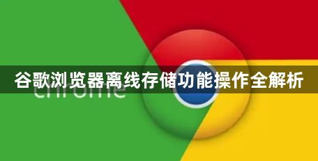 谷歌浏览器离线存储功能操作全解析1