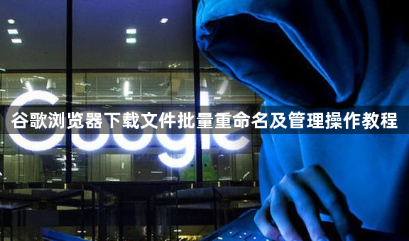 谷歌浏览器下载文件批量重命名及管理操作教程1