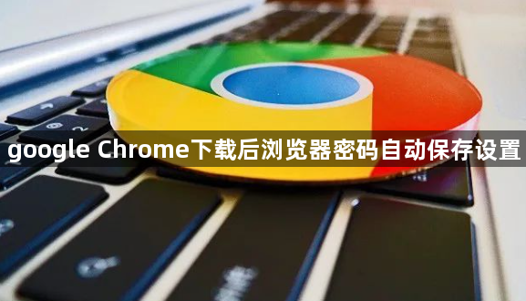 google Chrome下载后浏览器密码自动保存设置1