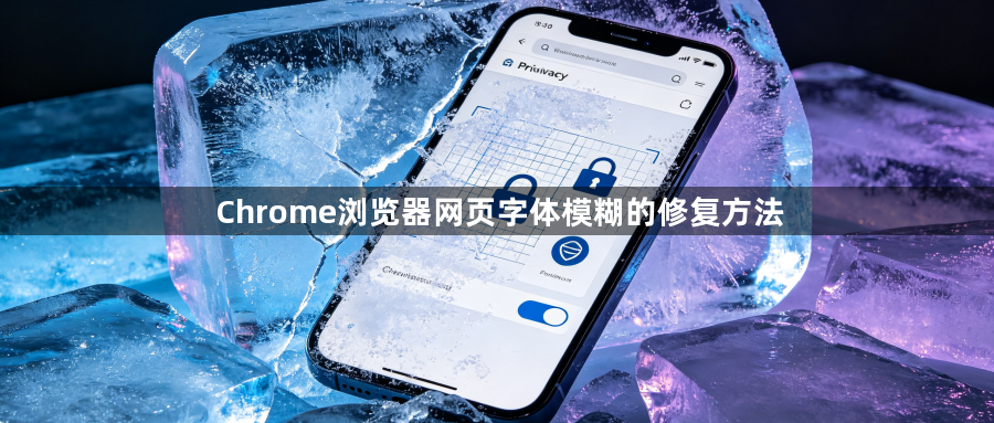 Chrome浏览器网页字体模糊的修复方法1