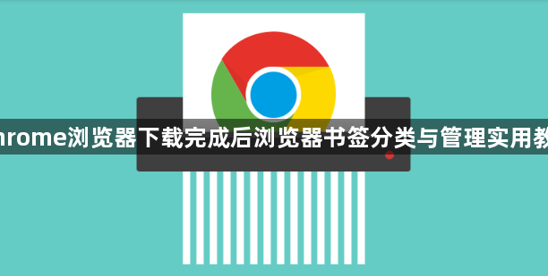 Chrome浏览器下载完成后浏览器书签分类与管理实用教程1