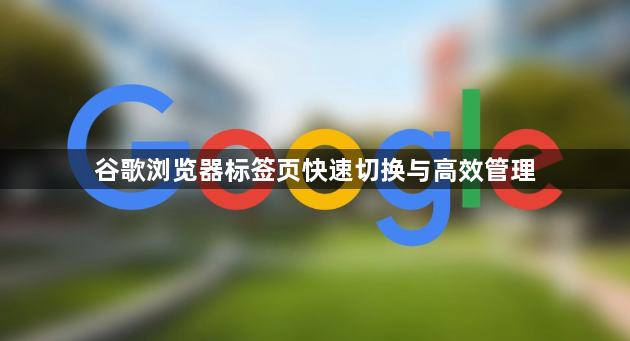 谷歌浏览器标签页快速切换与高效管理1