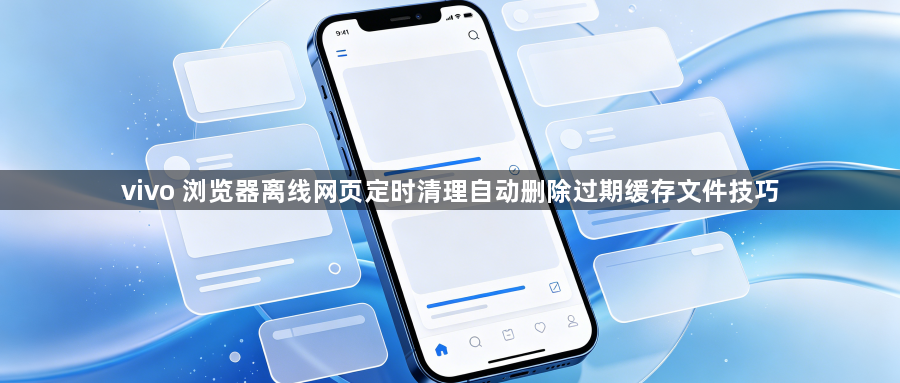 vivo 浏览器离线网页定时清理自动删除过期缓存文件技巧1
