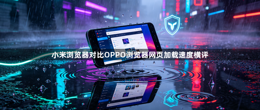 小米浏览器对比OPPO浏览器网页加载速度横评1