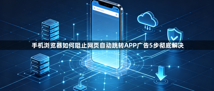 手机浏览器如何阻止网页自动跳转APP广告5步彻底解决1