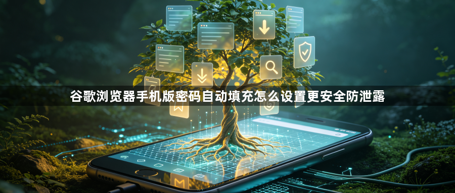 谷歌浏览器手机版密码自动填充怎么设置更安全防泄露1