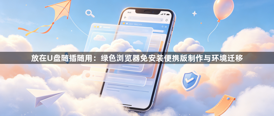 放在U盘随插随用:绿色浏览器免安装便携版制作与环境迁移1