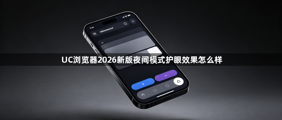UC浏览器2026新版夜间模式护眼效果怎么样1