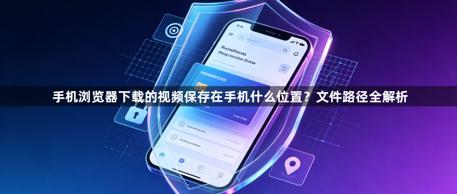 手机浏览器下载的视频保存在手机什么位置？文件路径全解析1