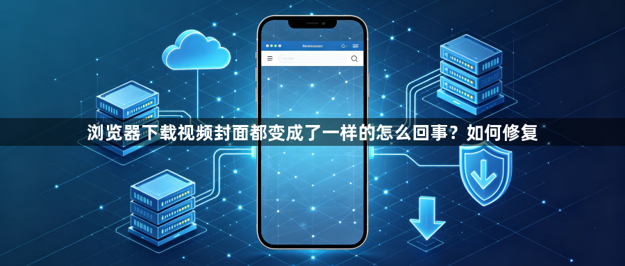 浏览器下载视频封面都变成了一样的怎么回事?如何修复1