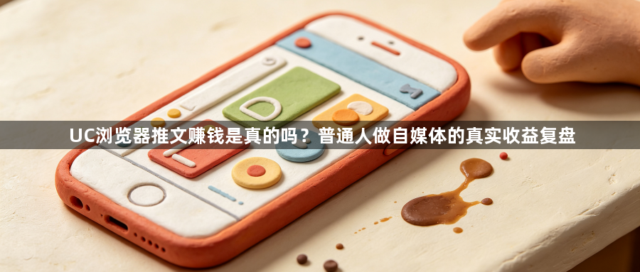 UC浏览器推文赚钱是真的吗?普通人做自媒体的真实收益复盘1