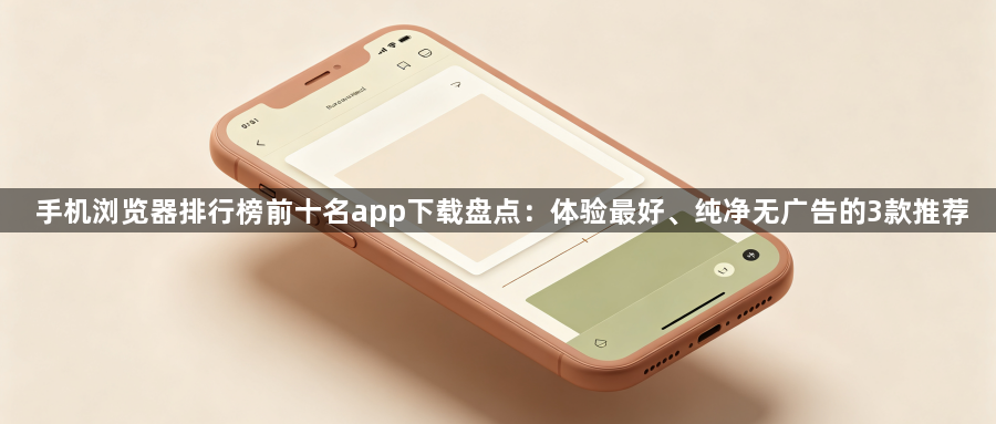 手机浏览器排行榜前十名app下载盘点：体验最好、纯净无广告的3款推荐1