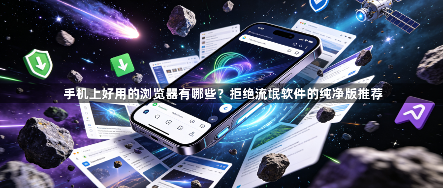 手机上好用的浏览器有哪些？拒绝流氓软件的纯净版推荐1