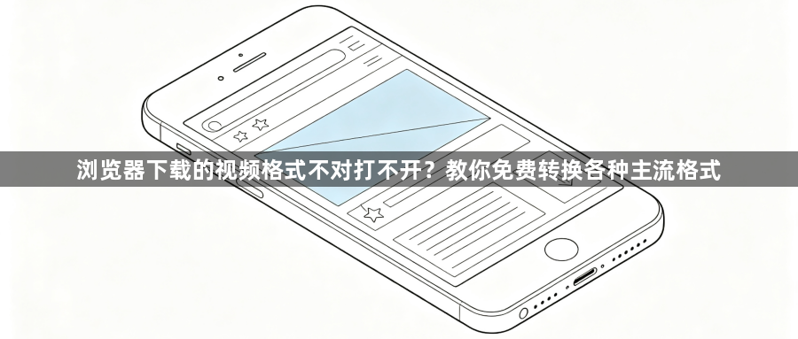 浏览器下载的视频格式不对打不开?教你免费转换各种主流格式1