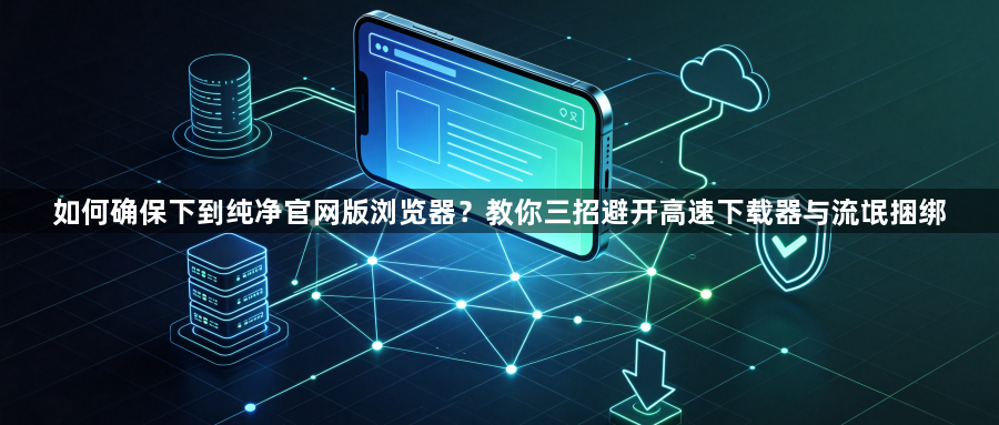 如何确保下到纯净官网版浏览器？教你三招避开高速下载器与流氓捆绑1