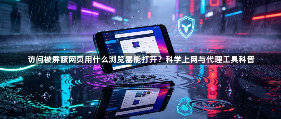 访问被屏蔽网页用什么浏览器能打开?科学上网与代理工具科普1