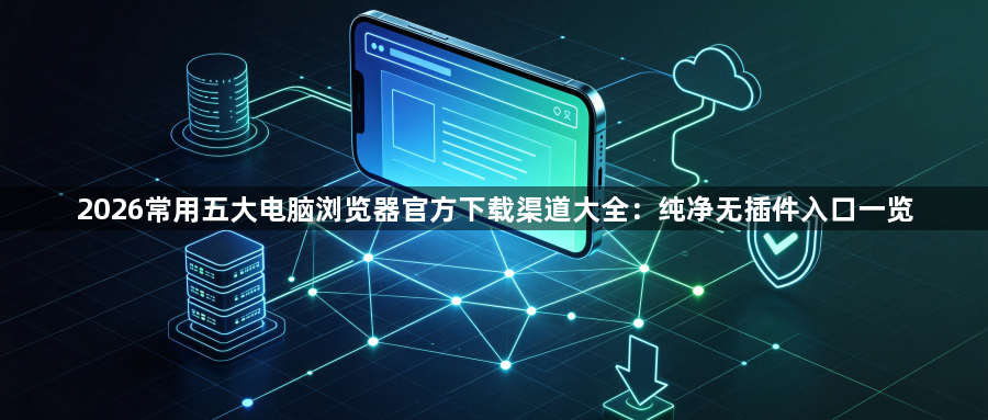 2026常用五大电脑浏览器官方下载渠道大全:纯净无插件入口一览1