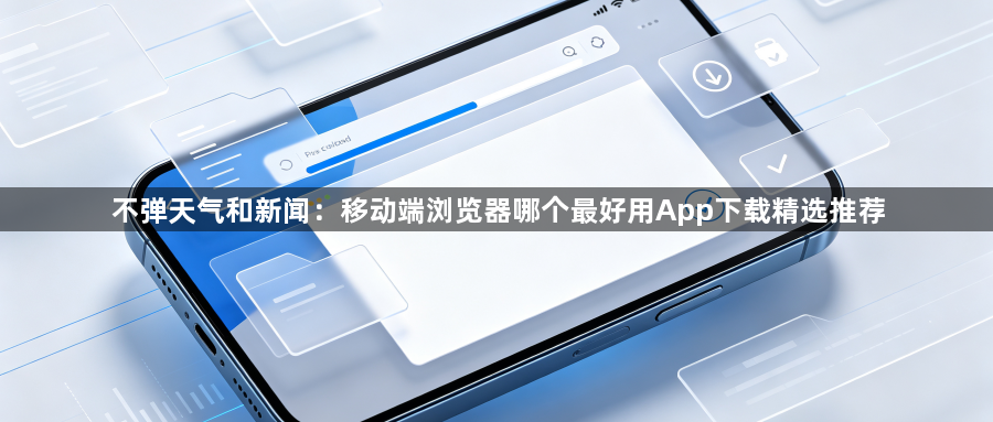 不弹天气和新闻:移动端浏览器哪个最好用App下载精选推荐1