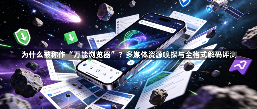 为什么被称作“万能浏览器”?多媒体资源嗅探与全格式解码评测1