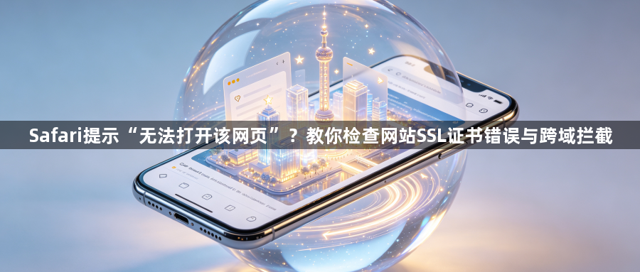 Safari提示“无法打开该网页”?教你检查网站SSL证书错误与跨域拦截1
