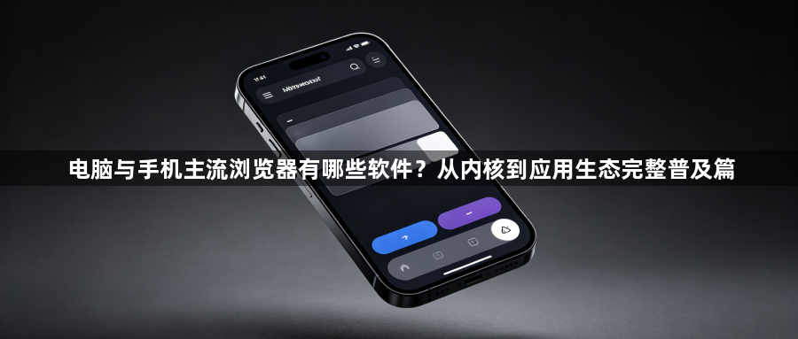 电脑与手机主流浏览器有哪些软件?从内核到应用生态完整普及篇1