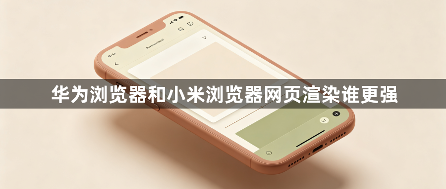 华为浏览器和小米浏览器网页渲染谁更强1