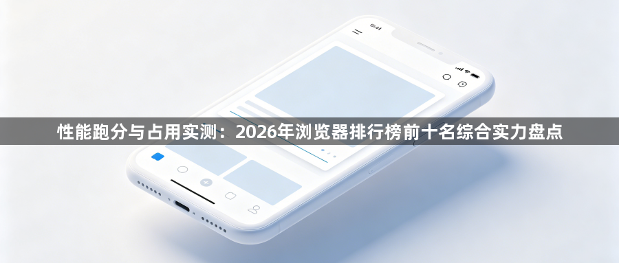 性能跑分与占用实测:2026年浏览器排行榜前十名综合实力盘点1
