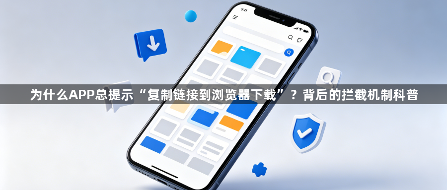 为什么APP总提示“复制链接到浏览器下载”？背后的拦截机制科普1