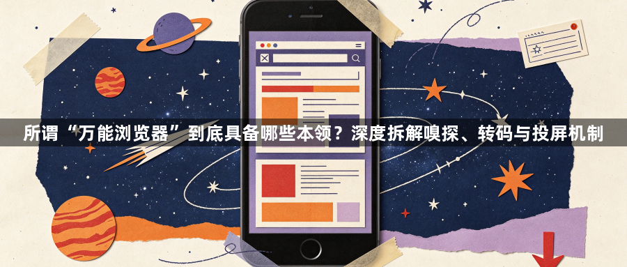 所谓“万能浏览器”到底具备哪些本领?深度拆解嗅探、转码与投屏机制1