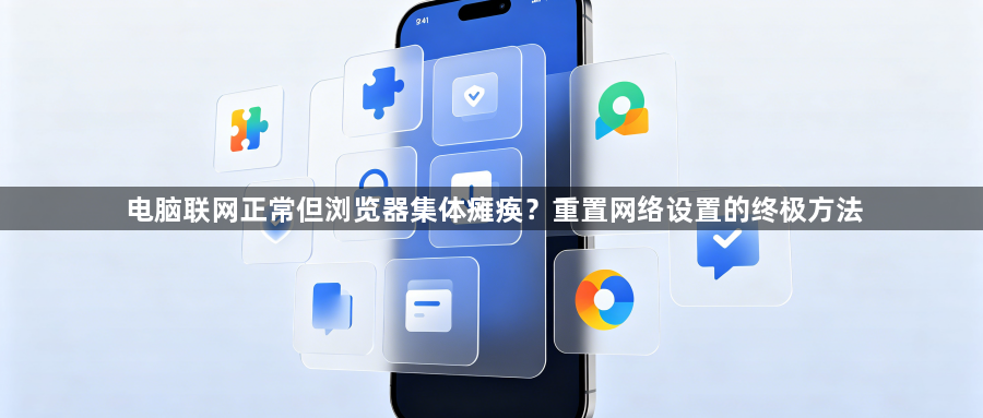 电脑联网正常但浏览器集体瘫痪?重置网络设置的终极方法1