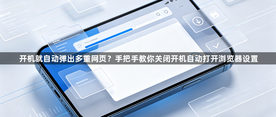 开机就自动弹出多重网页?手把手教你关闭开机自动打开浏览器设置1