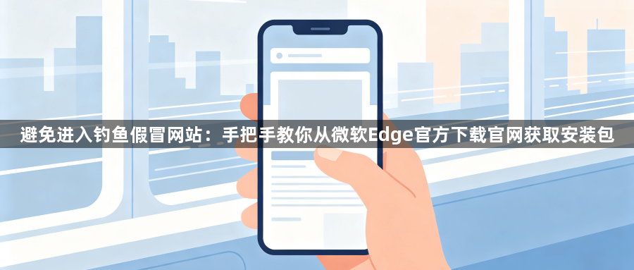 避免进入钓鱼假冒网站:手把手教你从微软Edge官方下载官网获取安装包1